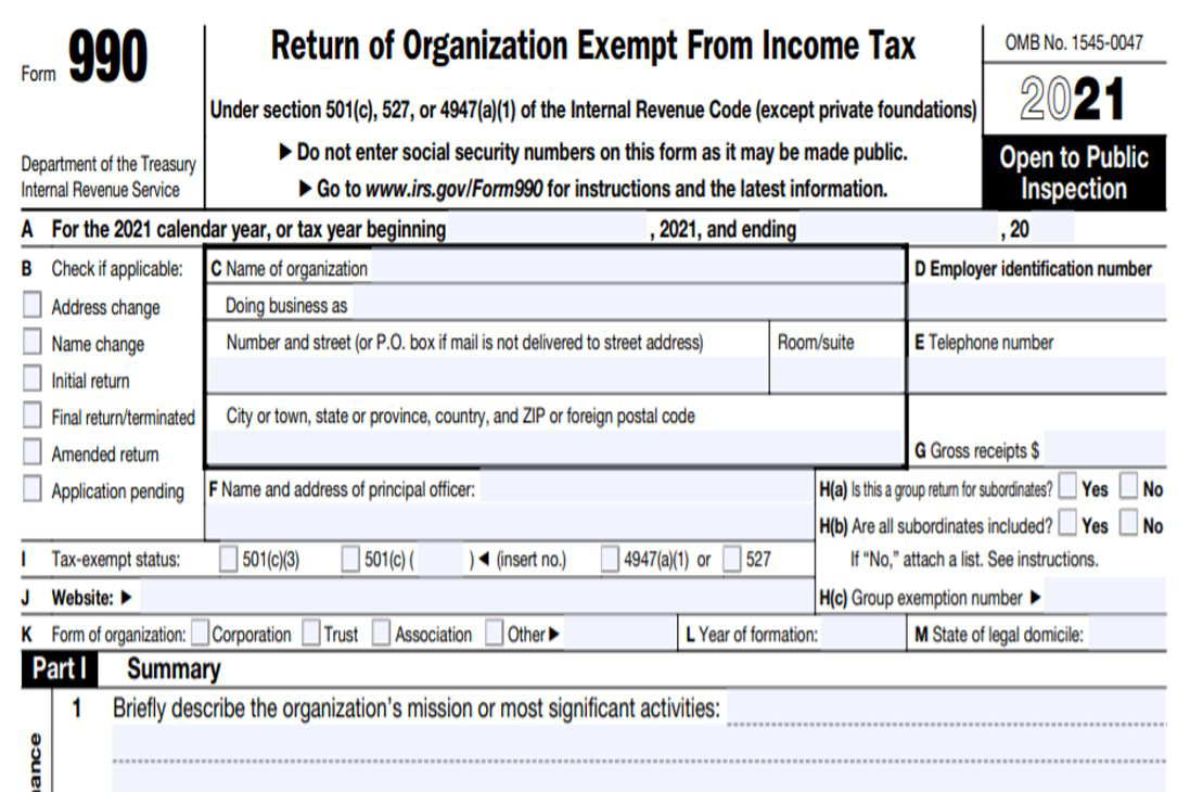 What is Form 990