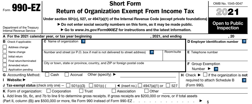 E-file IRS Form 990, 990-EZ, 990-PF, 990-N | Form 990 Series Online